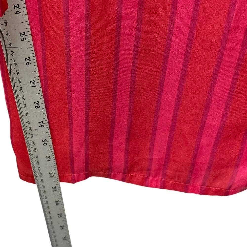 Lovers‎ + Friends Red Pink Striped Bodysuit and Wide Leg Pants Set XS XXS